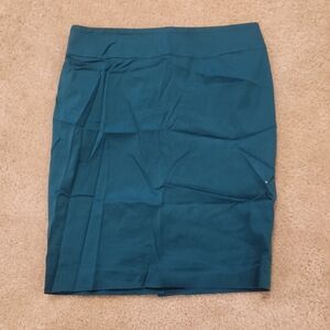 Ann Taylor Deep Teal Pencil Skirt